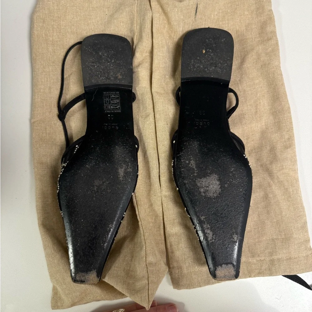 Gucci Crystal Mesh Flats - Picture 2 of 2